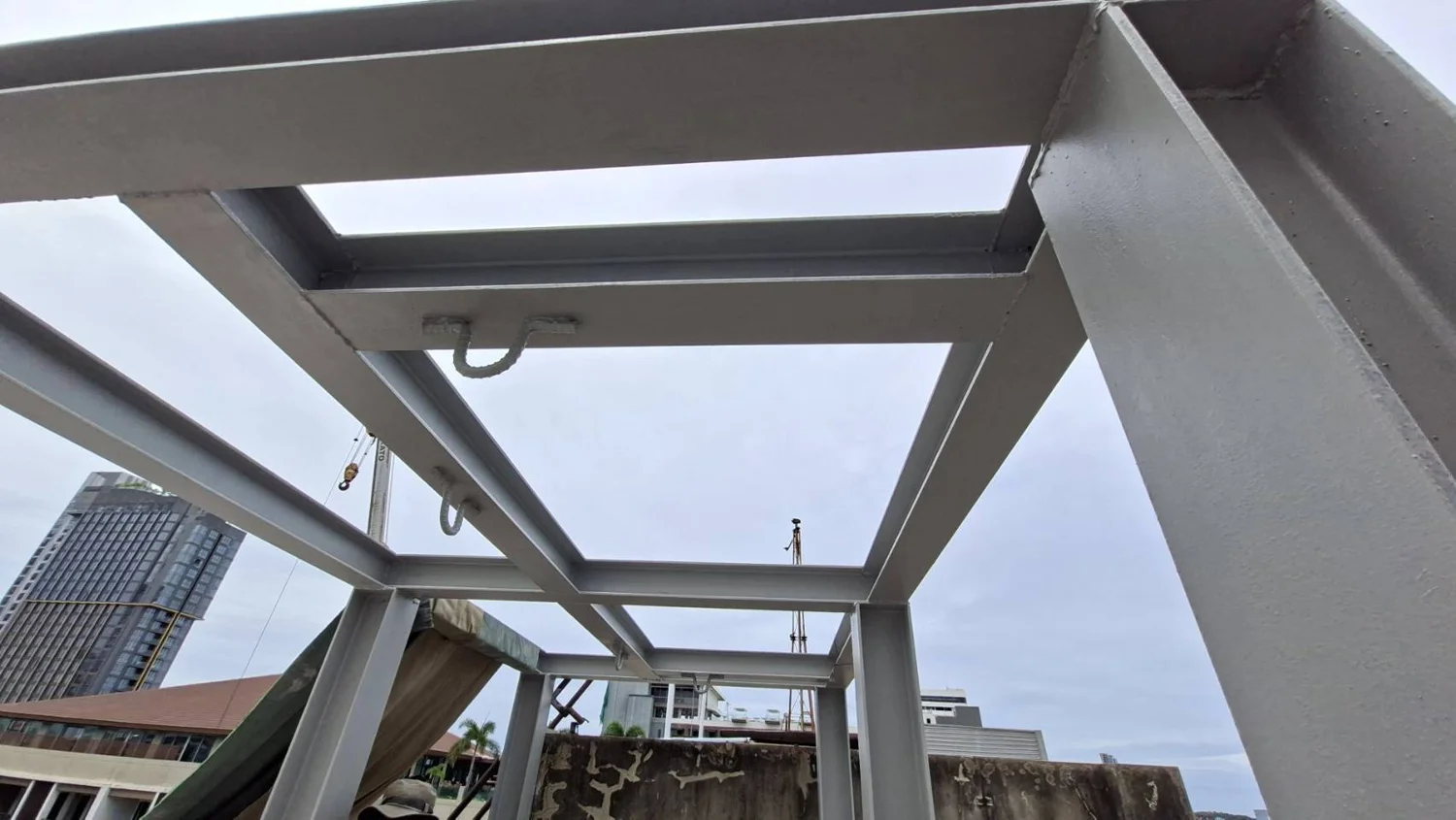 Structure above the lift area